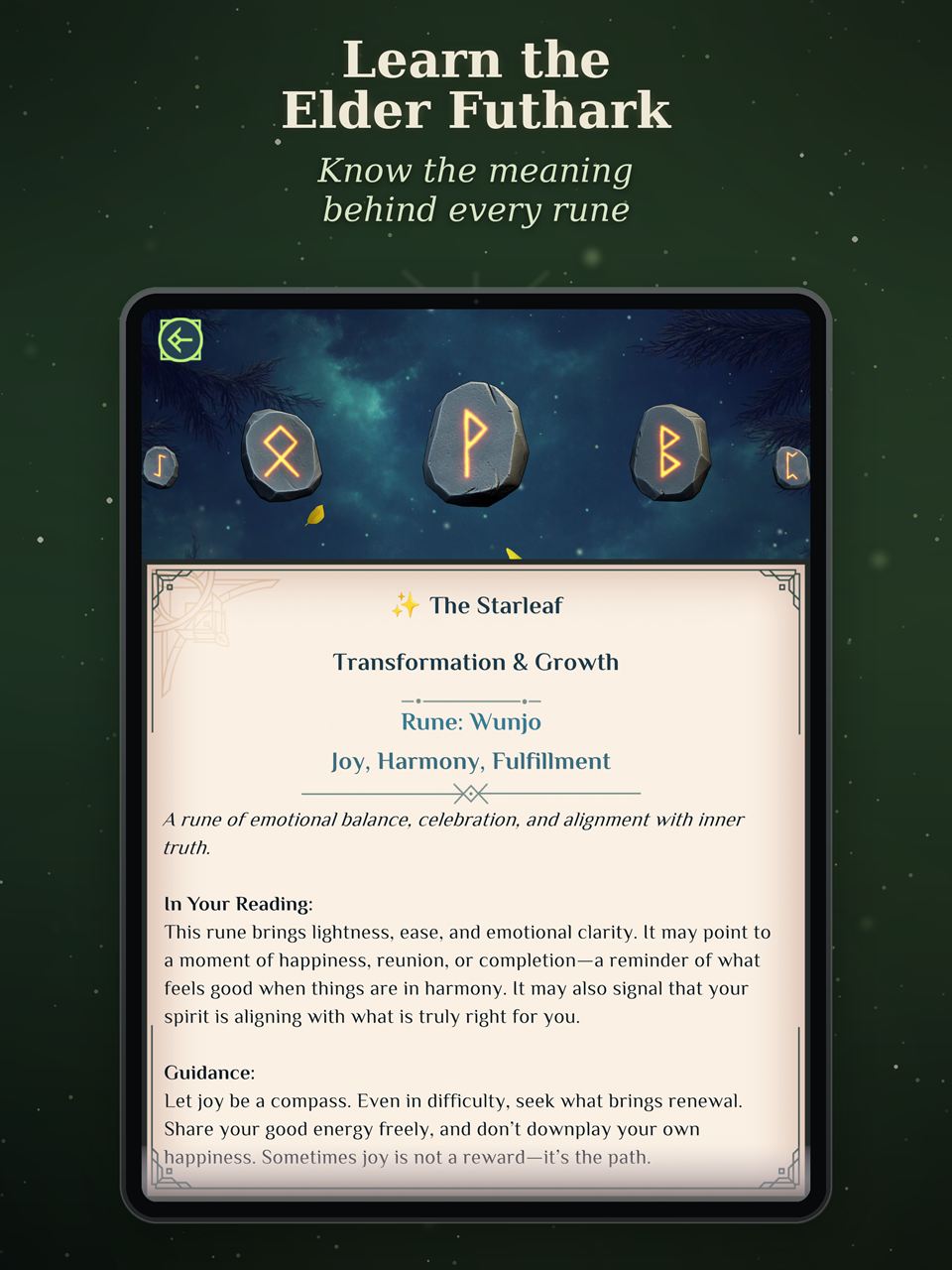 Runic Oracle screenshot 6